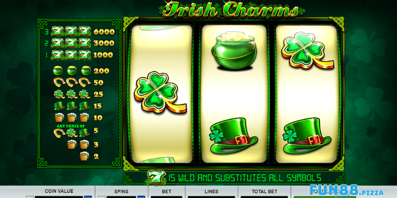 Luật chơi chi tiết của Irish Charms